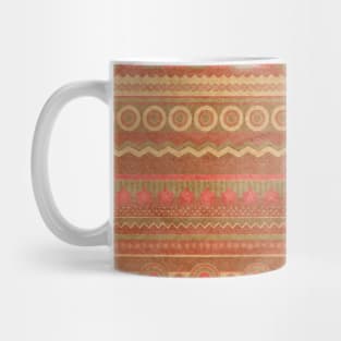 Colorful Mosaic Aztec Pattern Indian Mexican Ethnic Oriental Rug Mug